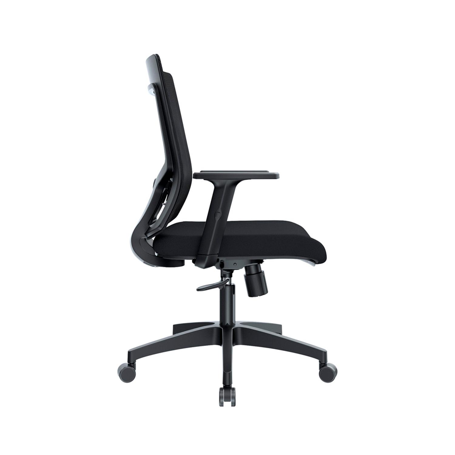 SILLA ERGONÓMICA RADIUS SYNCRO BRAZOS 3D NYLON NEGRO OFIDEAS - 3