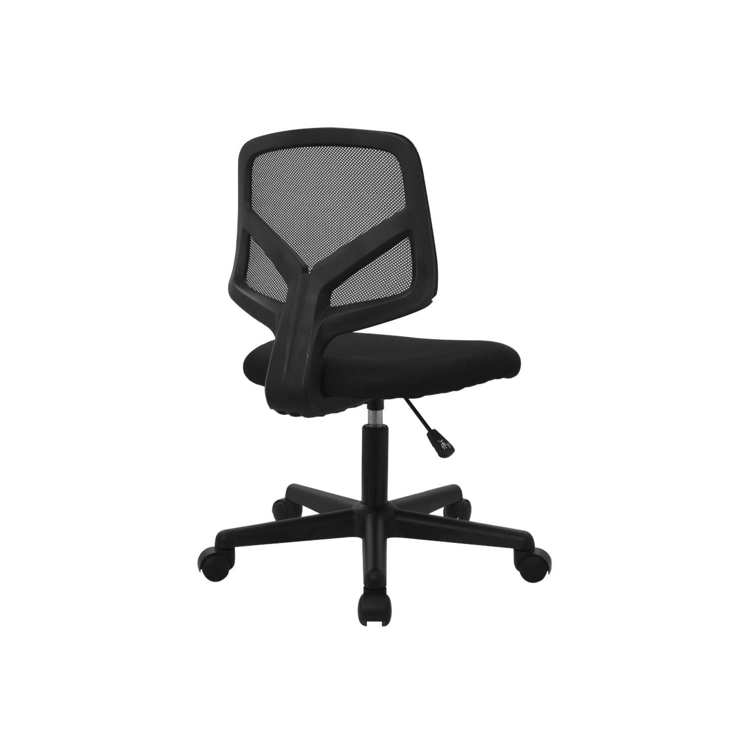 SILLA DE ESCRITORIO SOU SIN BRAZOS NEGRO OFIDEAS - 4