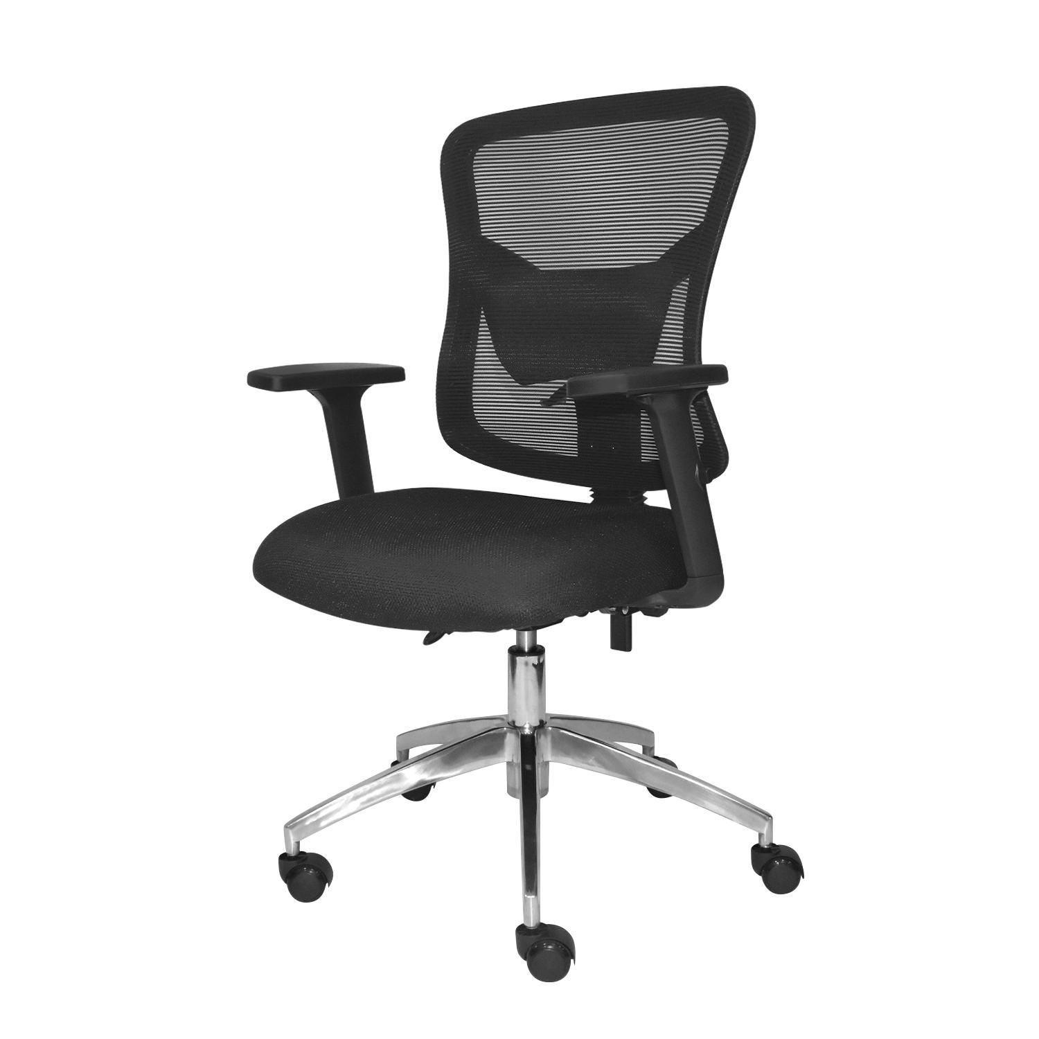 SILLA ERGONÓMICA FONE ULTRA GERENTE ALUMINIO NEGRO OFIDEAS - 1