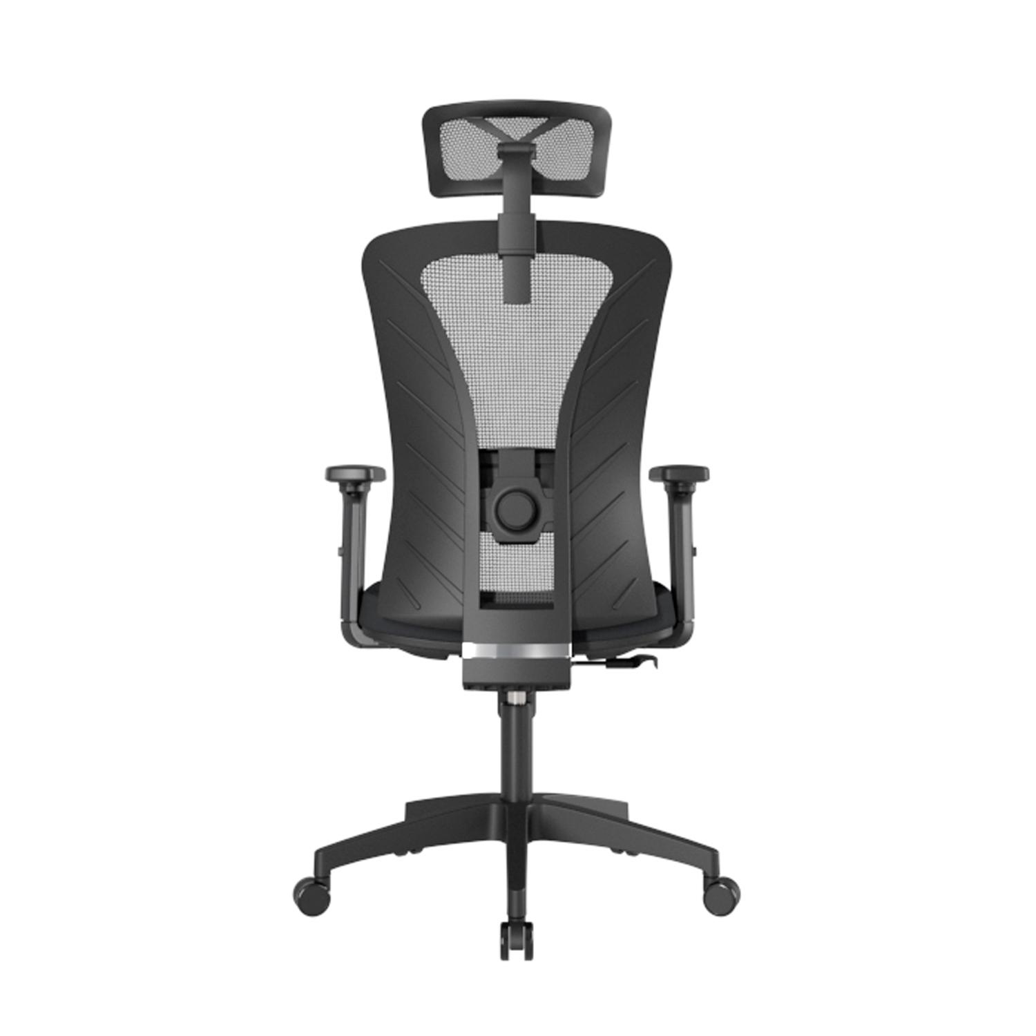 SILLA ERGONÓMICA VERSALLES PRESIDENTE BRAZOS 3D NYLON NEGRO OFIDEAS - 4