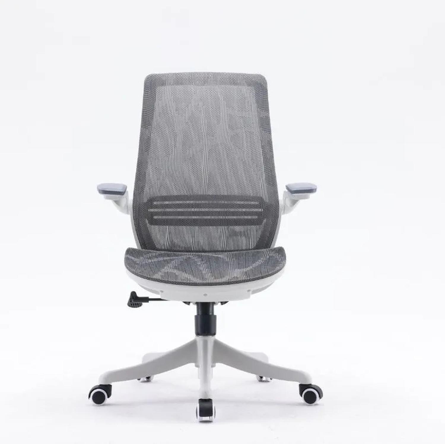 SILLA ERGONÓMICA ESTELA PREMIUM GRIS MALLA OFIDEAS - 2
