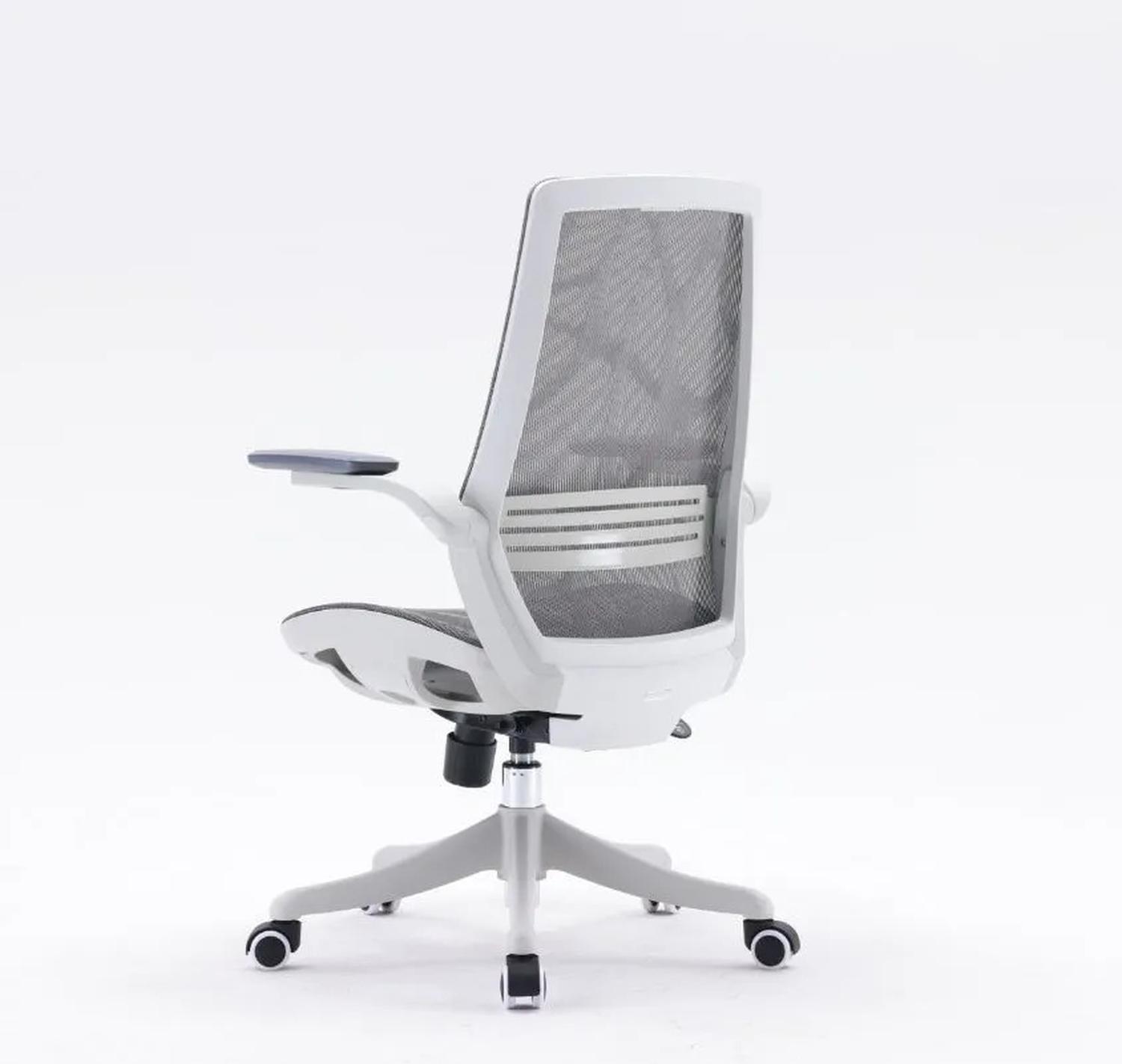 SILLA ERGONÓMICA ESTELA PREMIUM GRIS MALLA OFIDEAS - 3