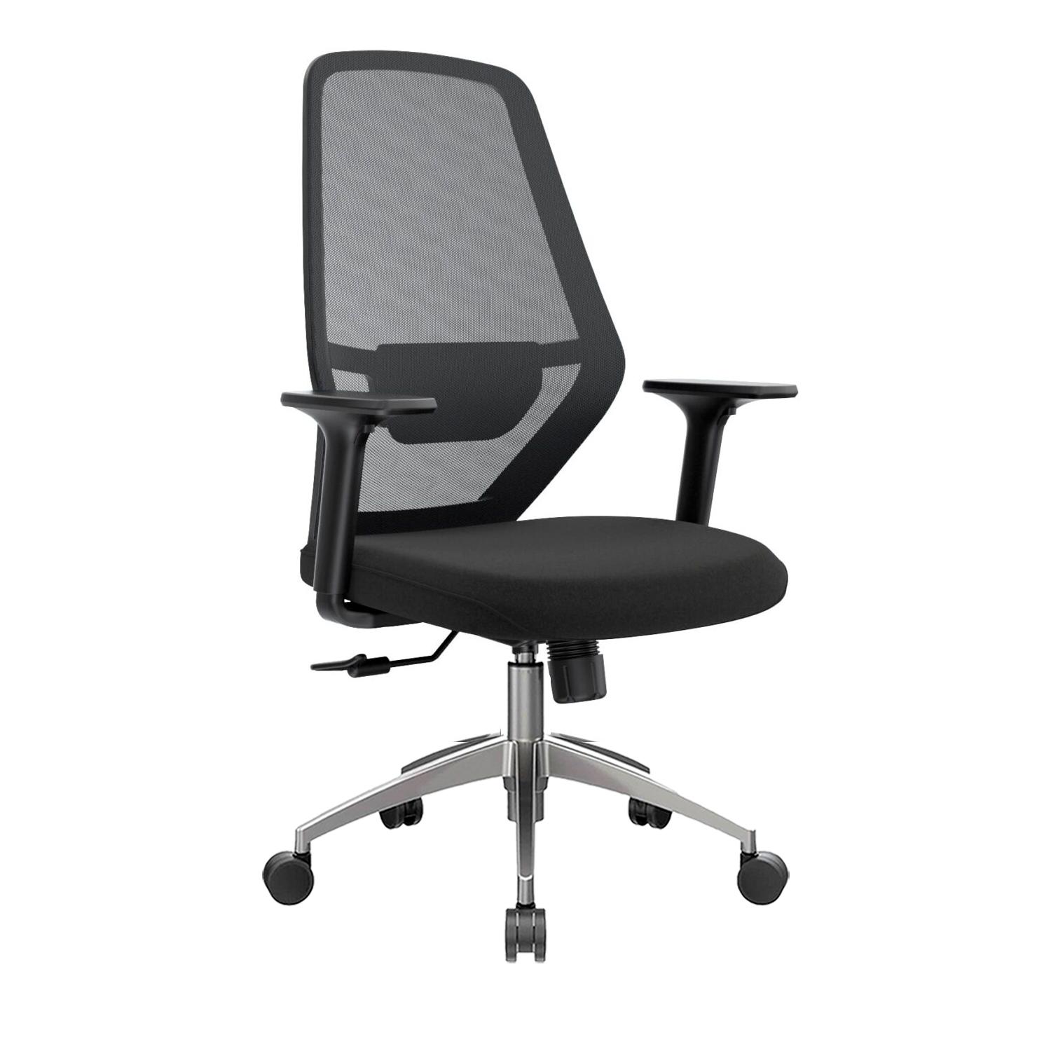 SILLA ERGONÓMICA ICON GERENTE ALUMINIO NEGRO OFIDEAS - 1