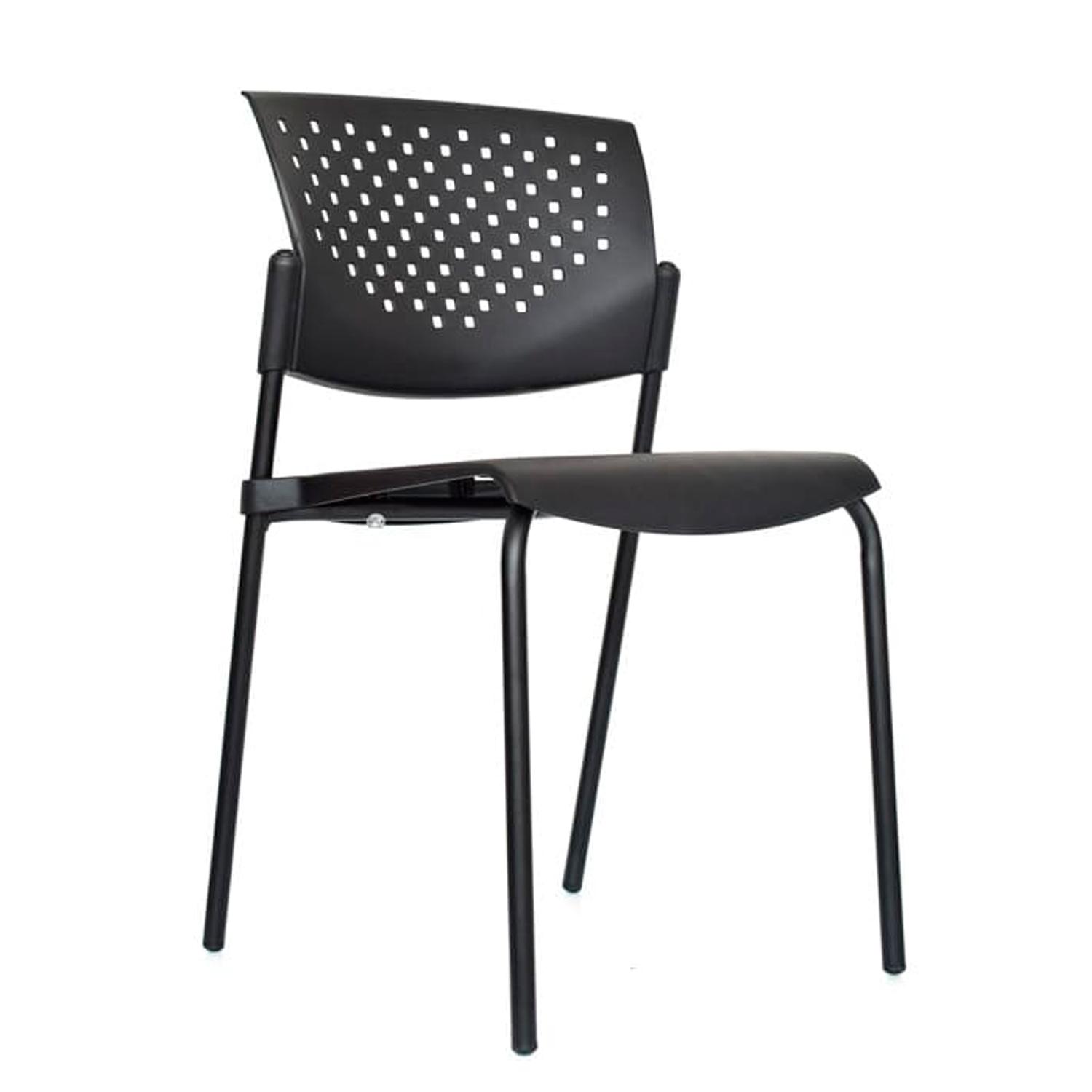 SILLA FIJA DE VISITA BUTTERFLY NEGRO EN OFIDEAS - 1