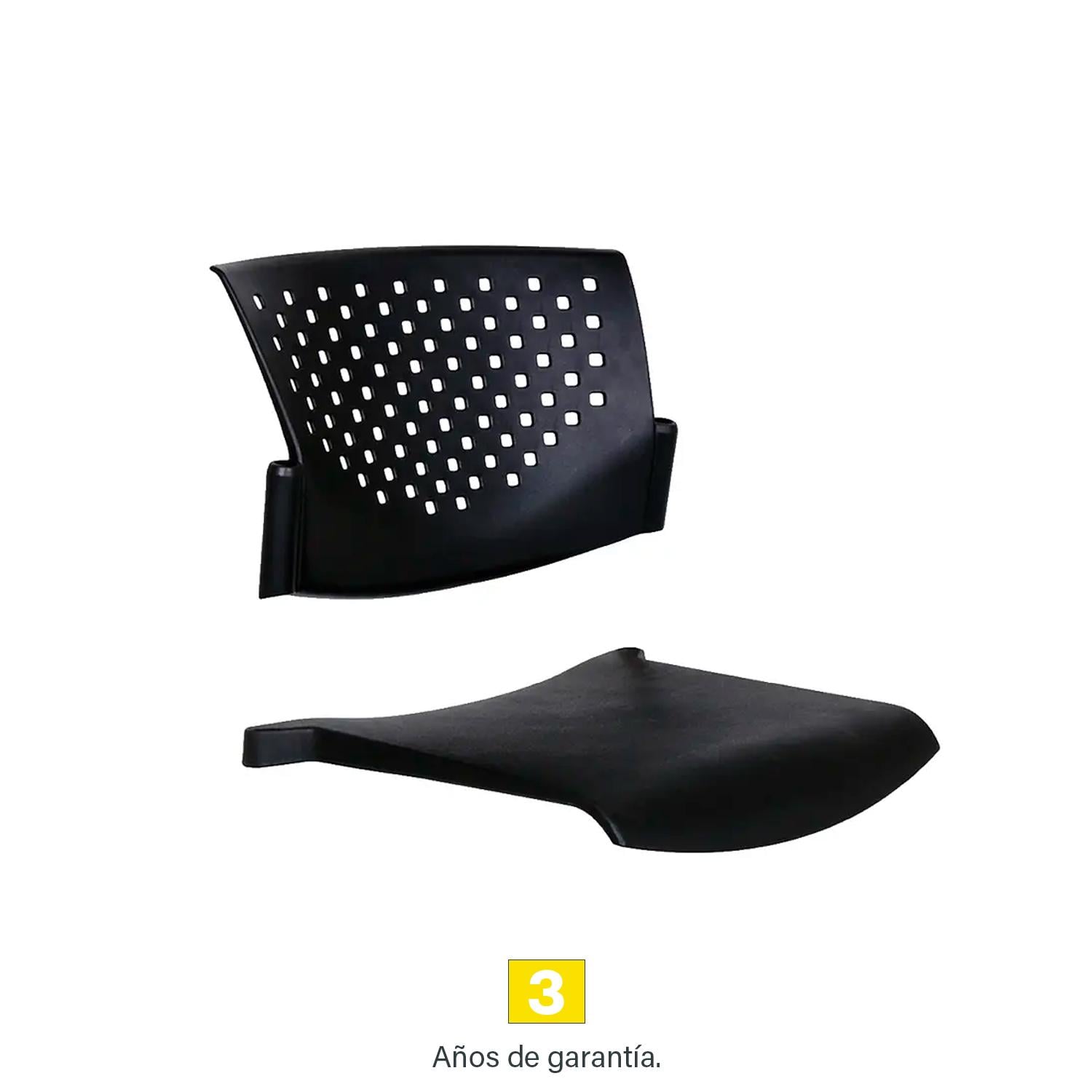 REPUESTO ASIENTO Y ESPALDAR BUTTERFLY NEGRO OFIDEAS - 2