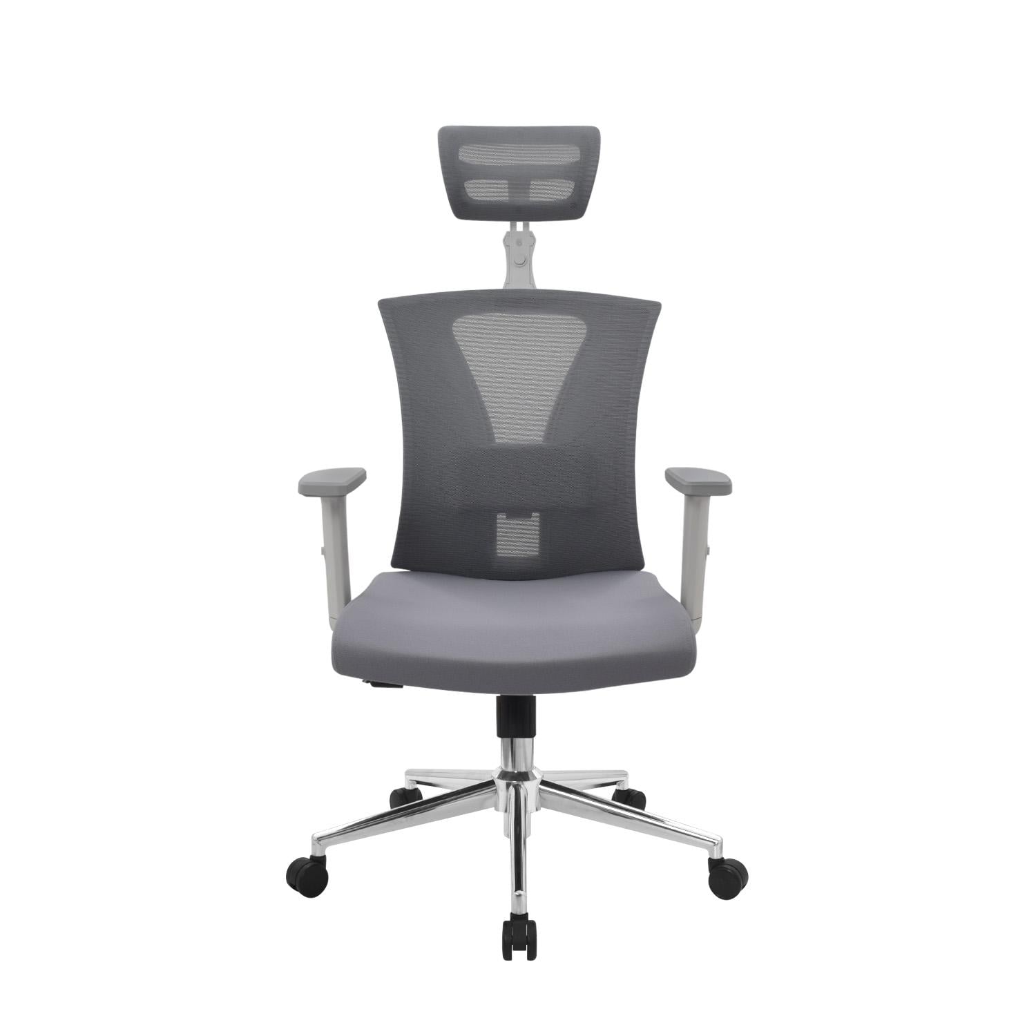 SILLA ERGONÓMICA NIZA PRESIDENTE GRIS CROMADO OFIDEAS - 2