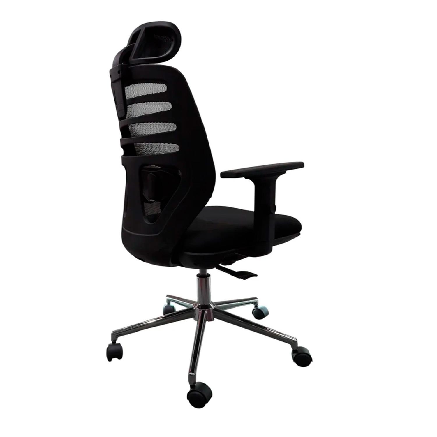 SILLA ERGONÓMICA LED PREMIUM NEGRO OFIDEAS - 4