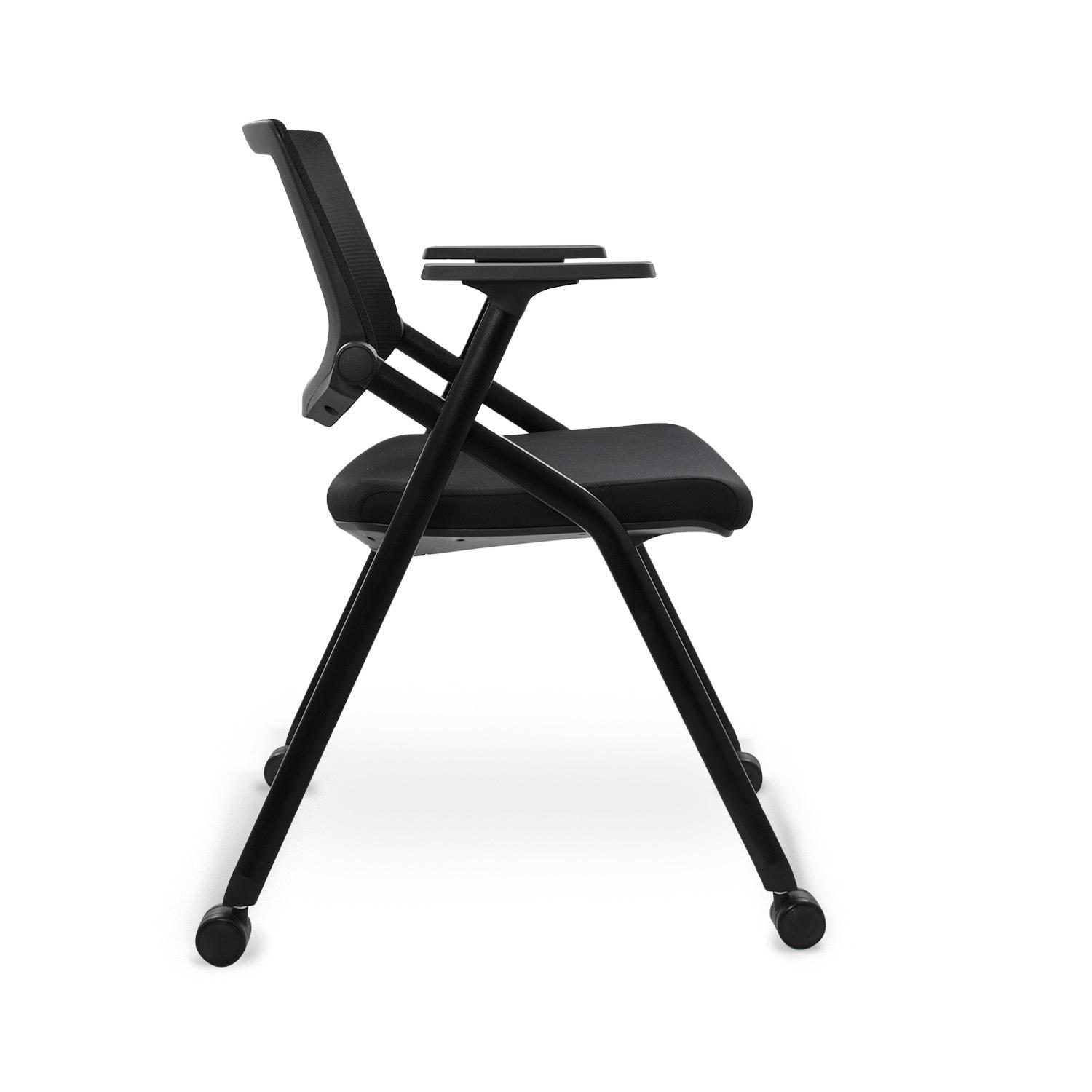 SILLA FIJA CON RUEDAS PERSONAL PASSPORT NEGRO OFIDEAS - 3