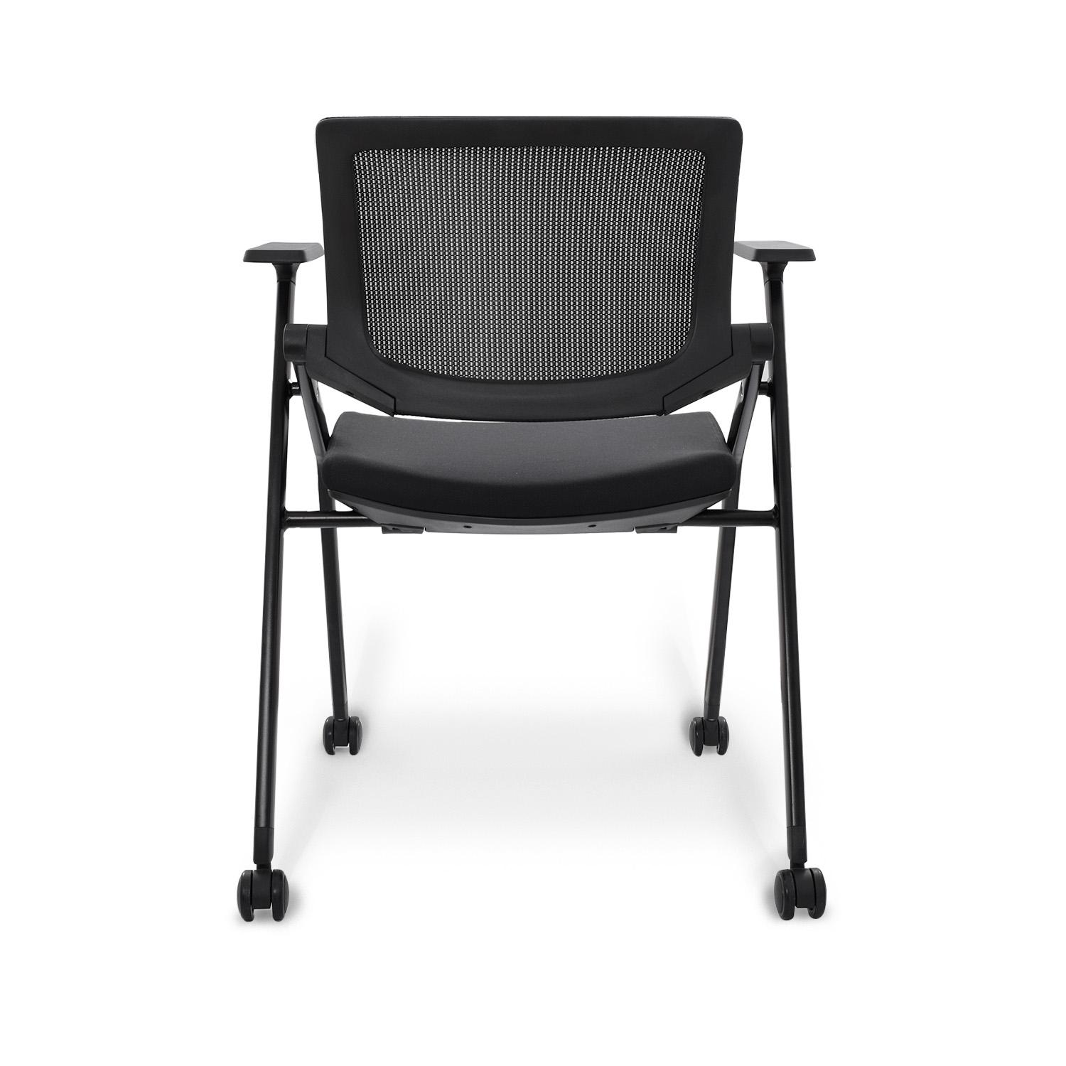 SILLA FIJA CON RUEDAS PERSONAL PASSPORT NEGRO OFIDEAS - 5