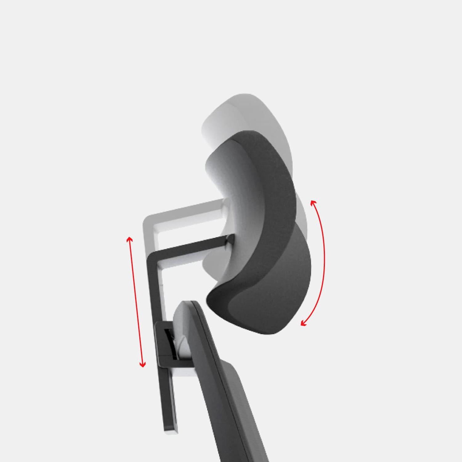 SILLA ERGONÓMICA AERON PRESIDENTE BRAZOS 3D CROMADO NEGRO OFIDEAS - 5
