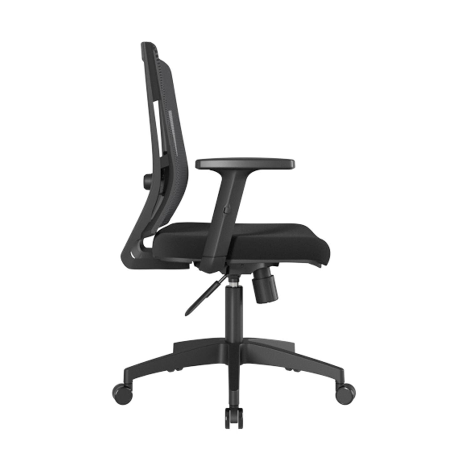 SILLA ERGONÓMICA DELPHI II GERENTE SYNCRO BRAZOS 3D NYLON NEGRO OFIDEAS - 3