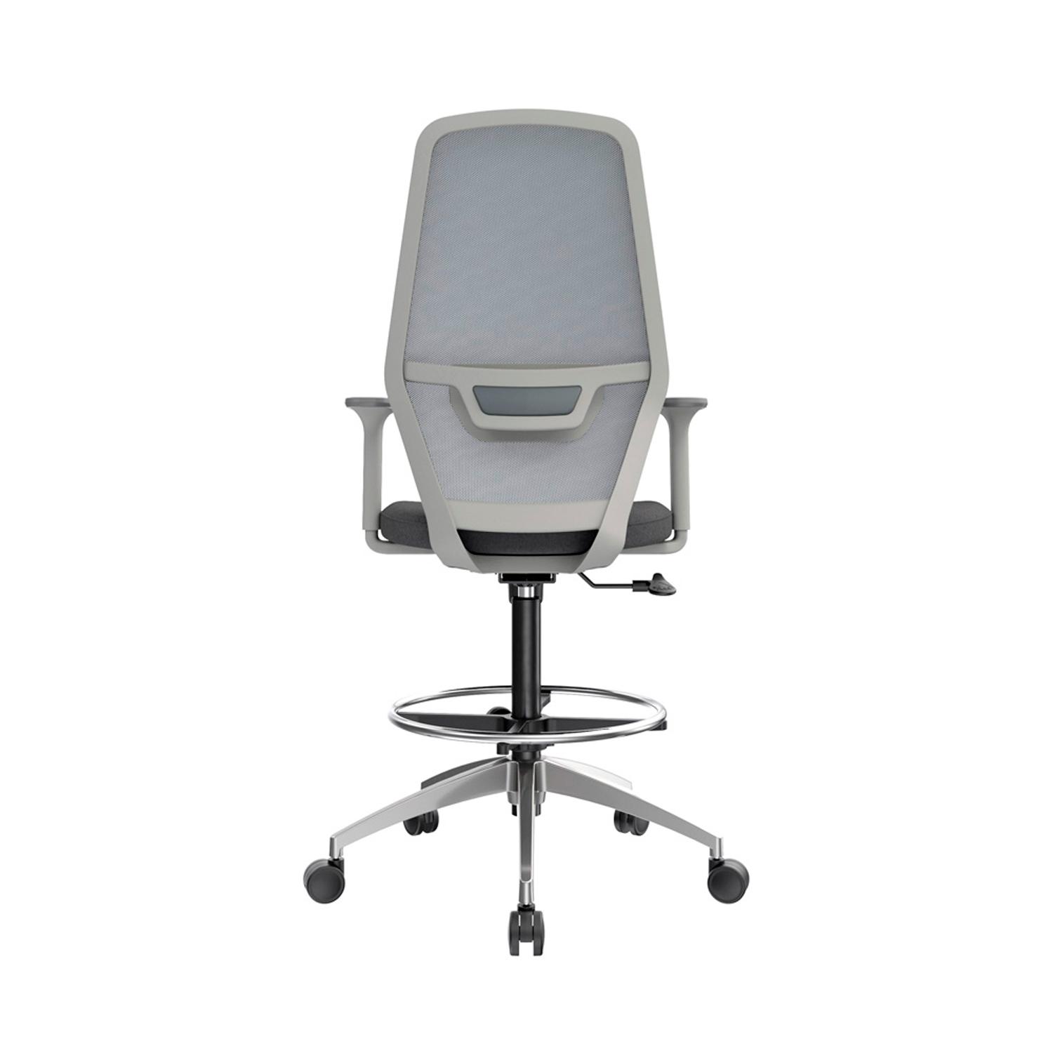 SILLA CAJERO ERGONÓMICO ICON GRIS BA AC OFIDEAS - 4