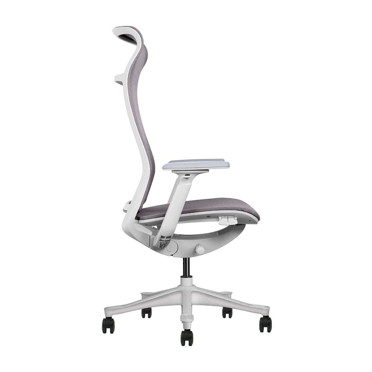 SILLA ERGONÓMICA LINCOLN PREMIUM GRIS OFIDEAS - 4