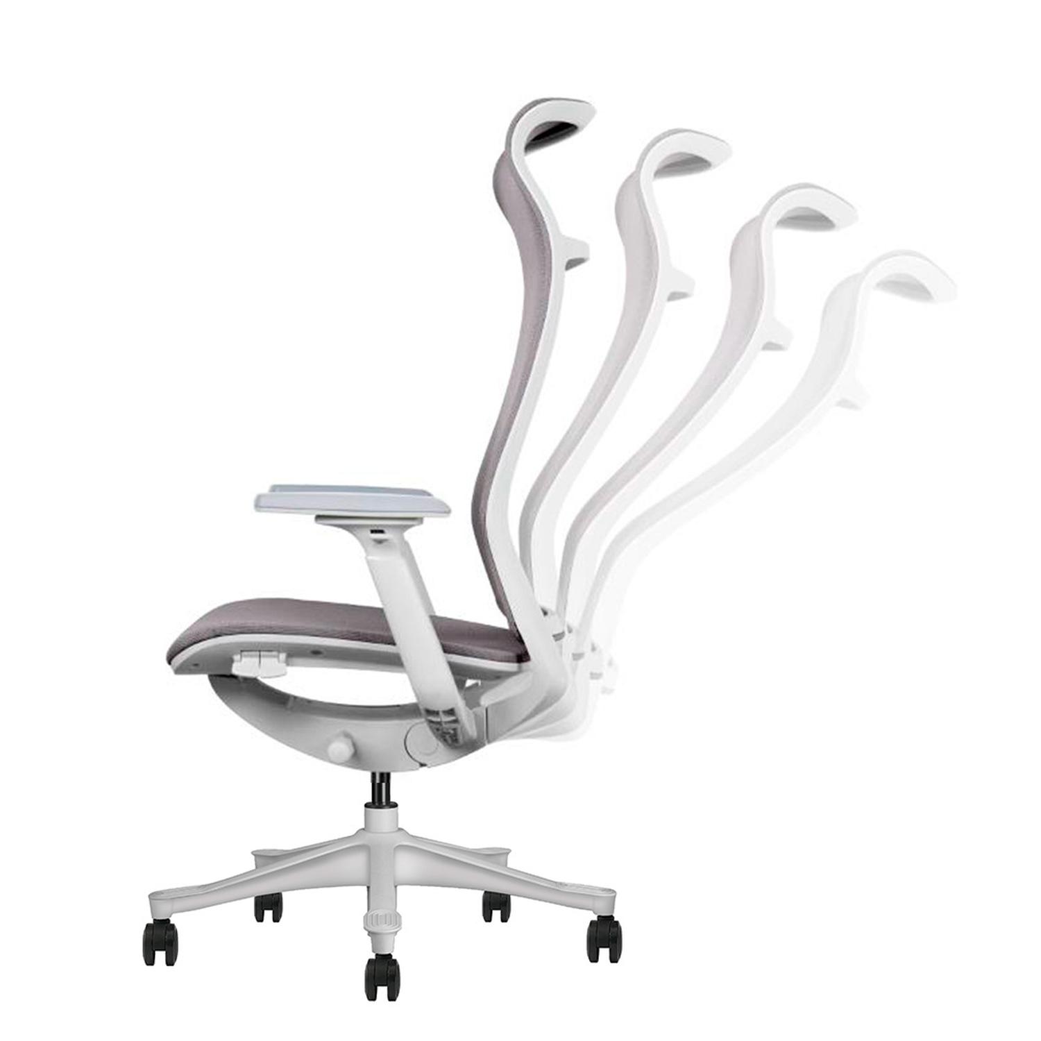 SILLA ERGONÓMICA LINCOLN PREMIUM GRIS OFIDEAS - 6