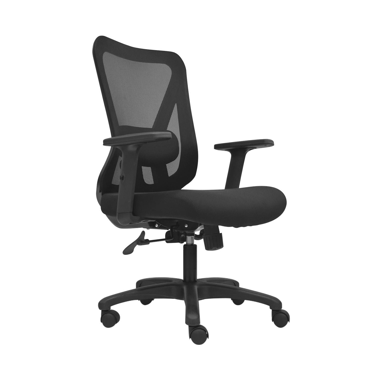 SILLA ERGONÓMICA DOLFIN LAP BRAZOS 1D GERENTE NYLON NEGRO OFIDEAS - 1