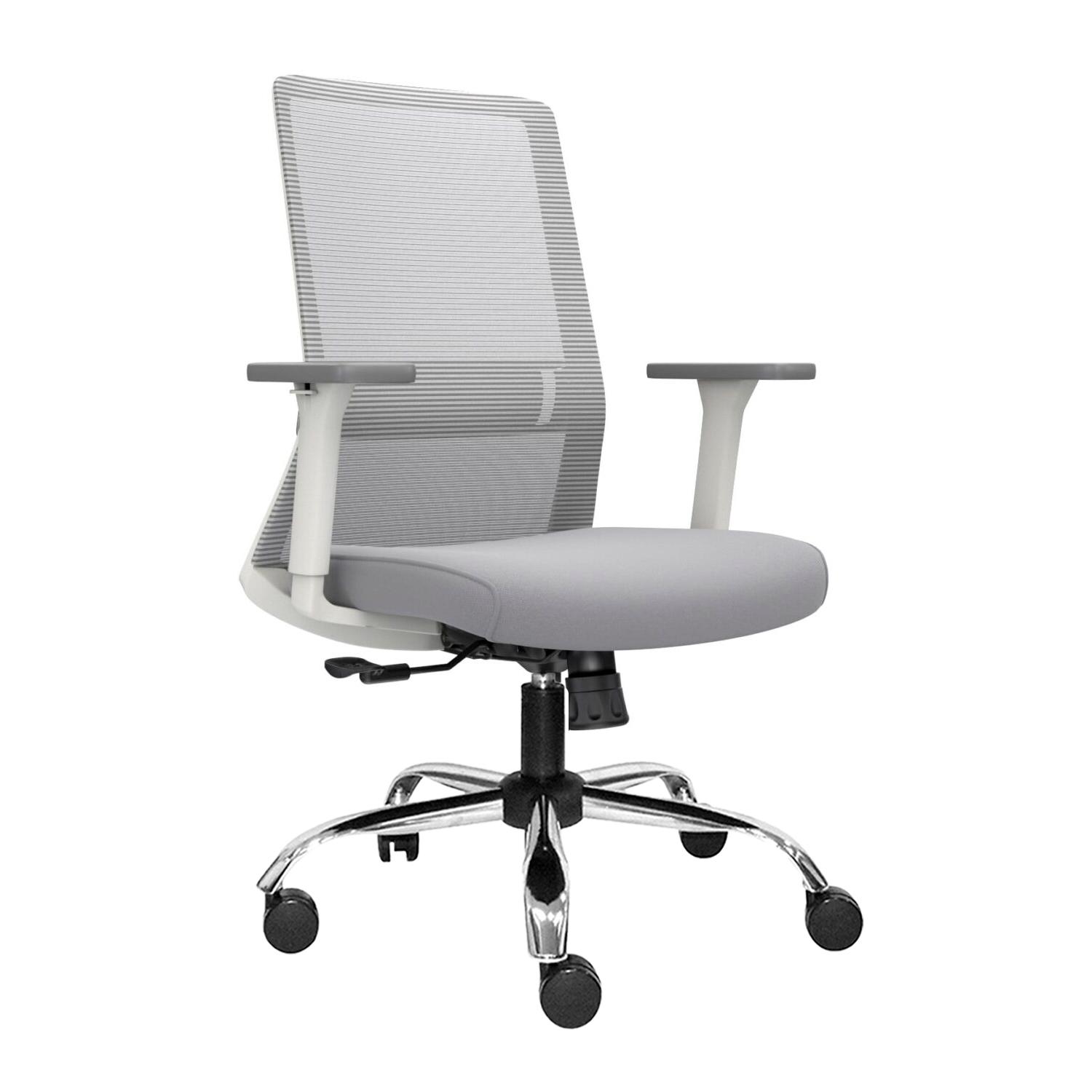 SILLA ERGONÓMICA EMBODY GERENTE CROMADO GRIS OFIDEAS - 1