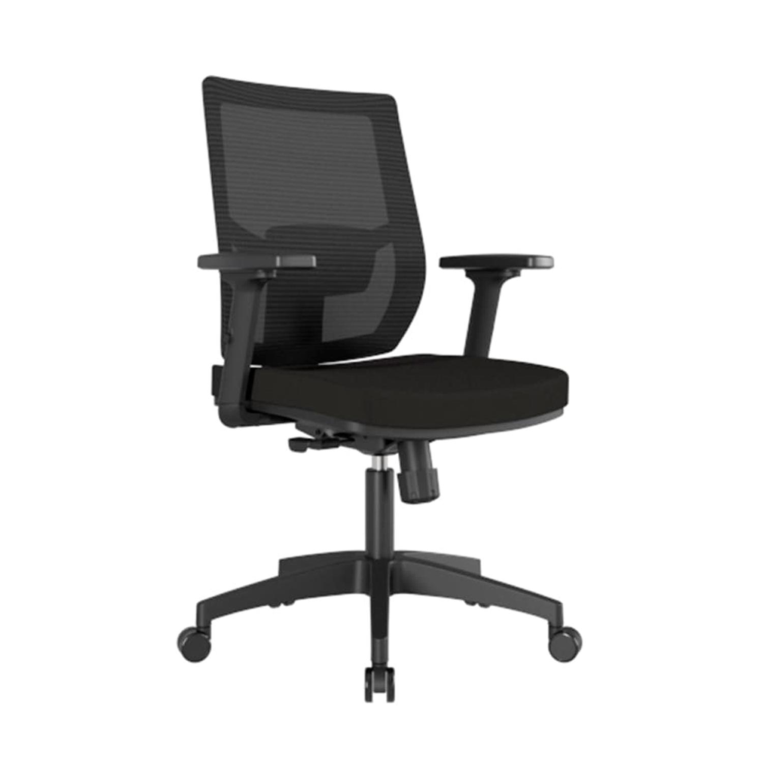 SILLA ERGONÓMICA LIMS SYNCRO BRAZOS 3D GERENTE NYLON NEGRO OFIDEAS - 1
