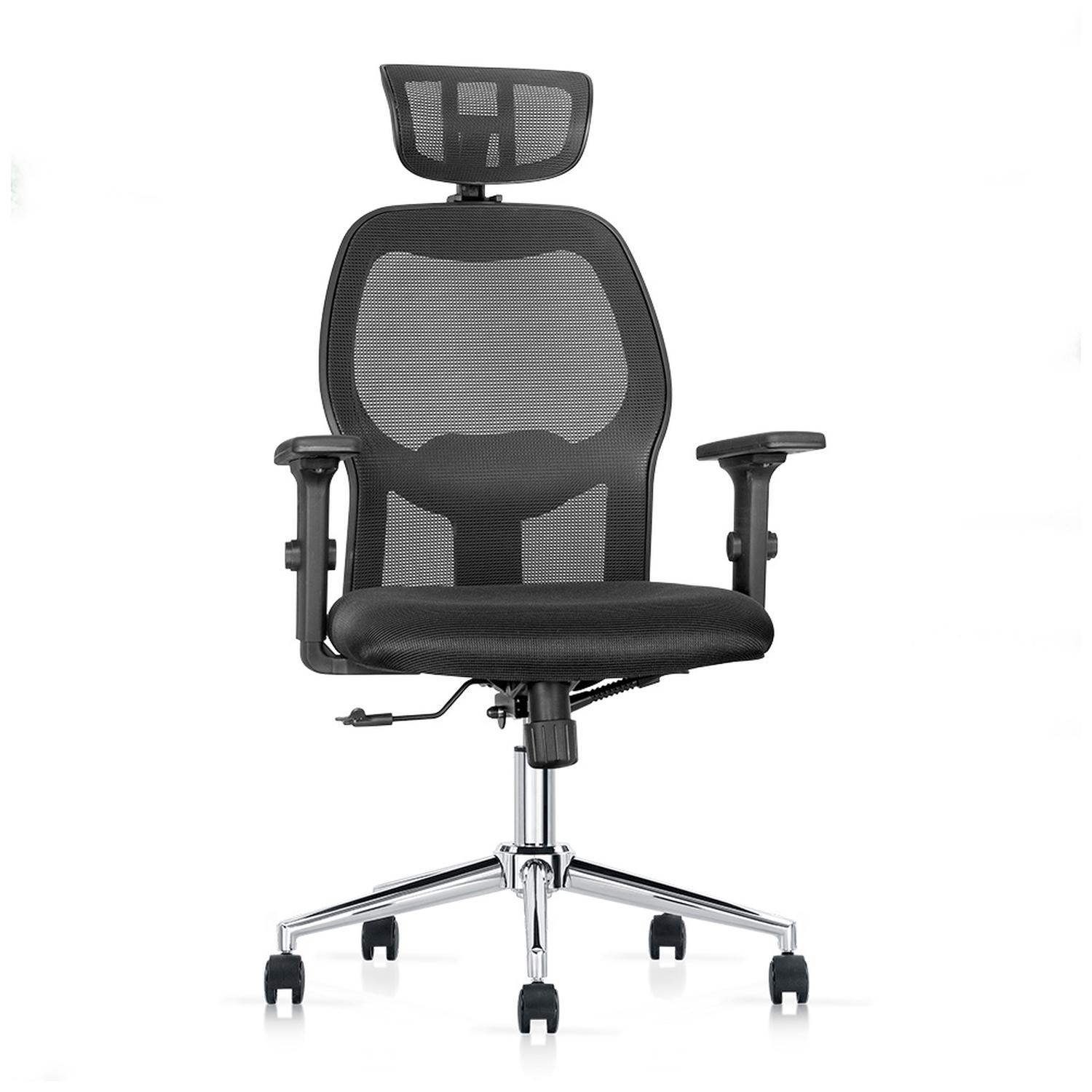 SILLA ERGONÓMICA MONACO PREMIUM NEGRO OFIDEAS - 1