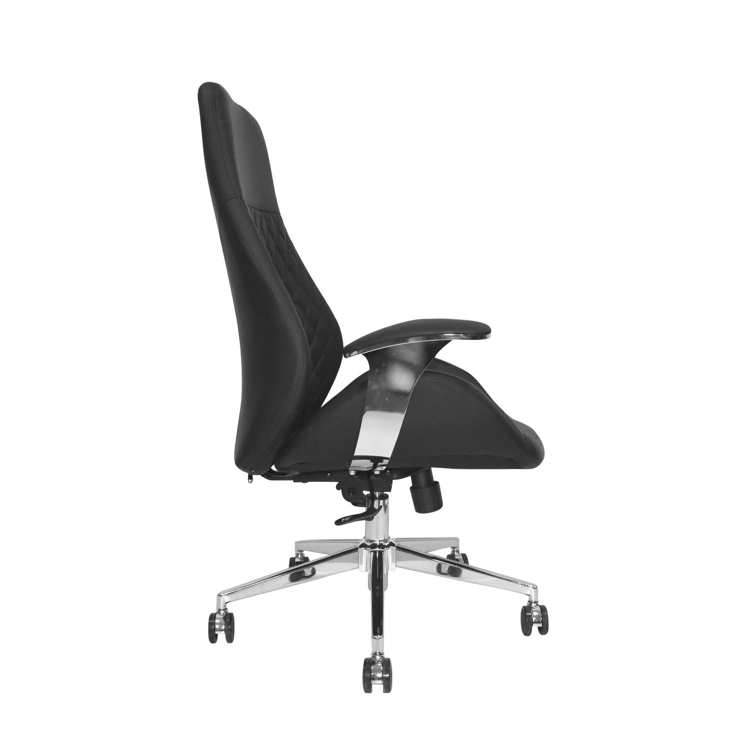 SILLA ERGONÓMICA MARKUS PRESIDENTE NEGRO CUERO OFIDEAS - 3