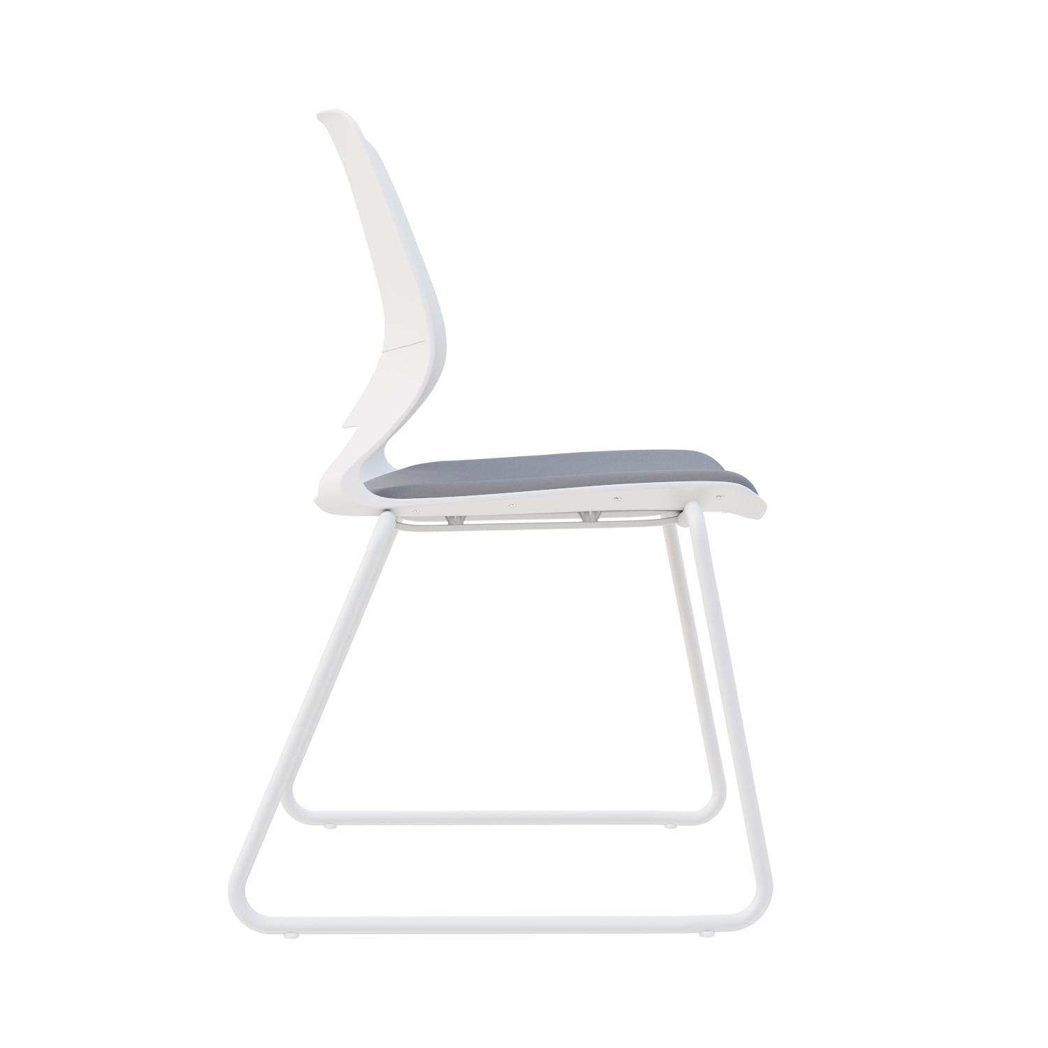 SILLA FIJA MARLY COLOR GRIS/BLANCO OFIDEAS - 3