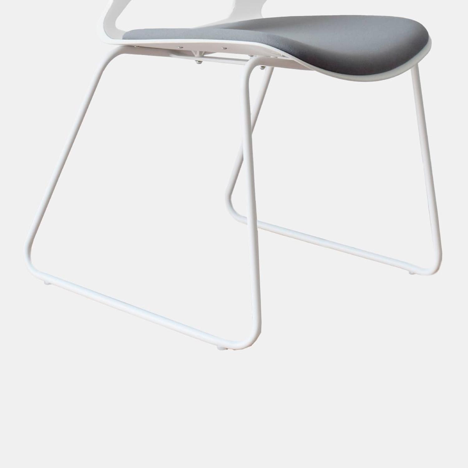 SILLA FIJA MARLY COLOR GRIS/BLANCO OFIDEAS - 6