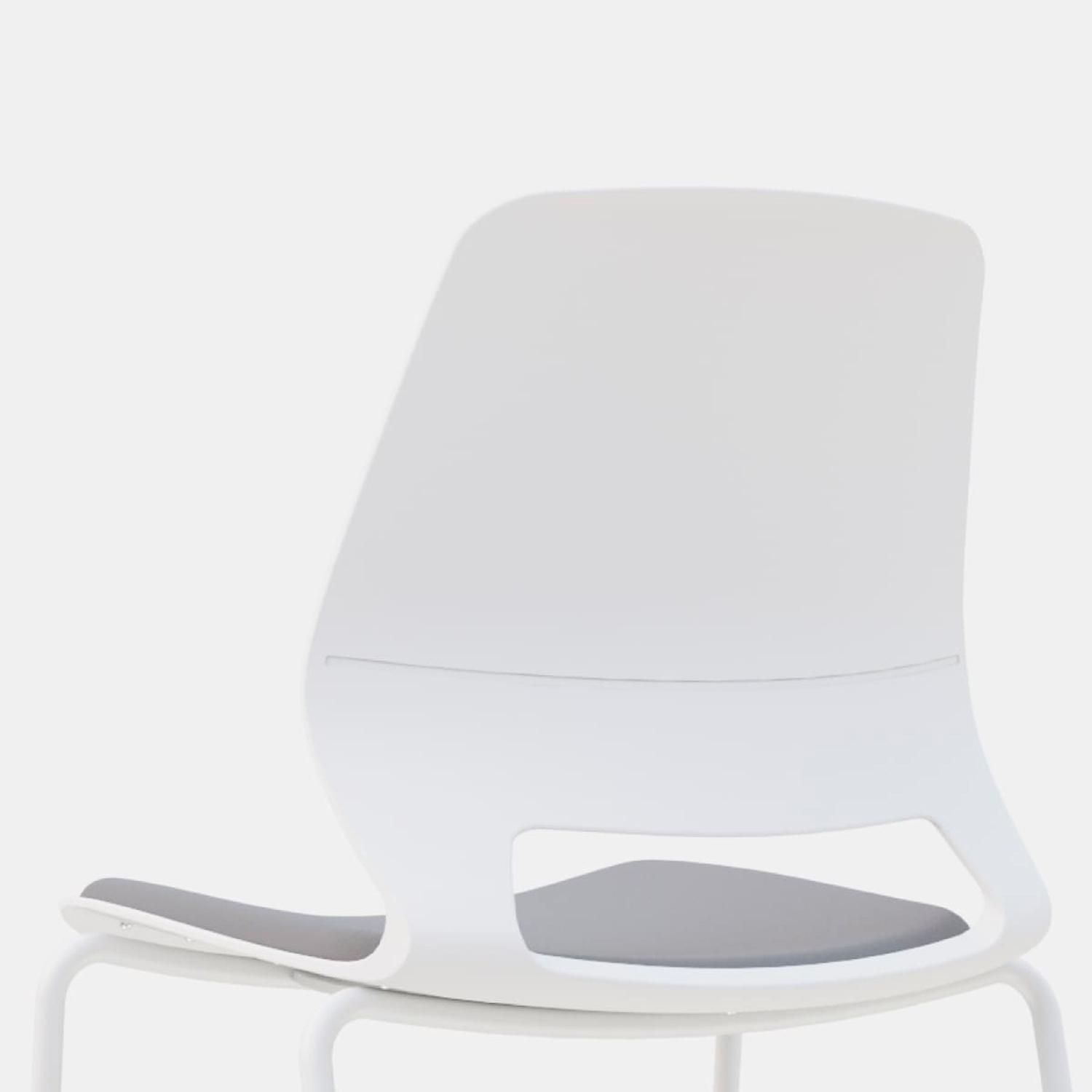 SILLA FIJA MARLY COLOR GRIS/BLANCO OFIDEAS - 7