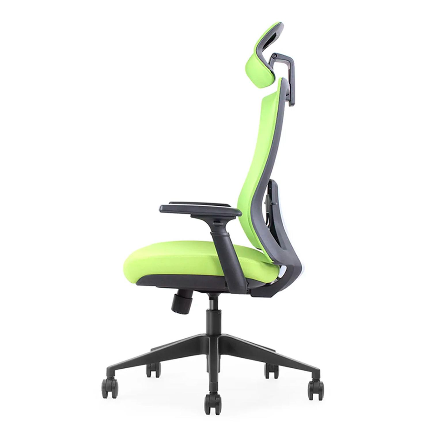 SILLA ERGONÓMICA BOSTON PREMIUM VERDE OFIDEAS - 4