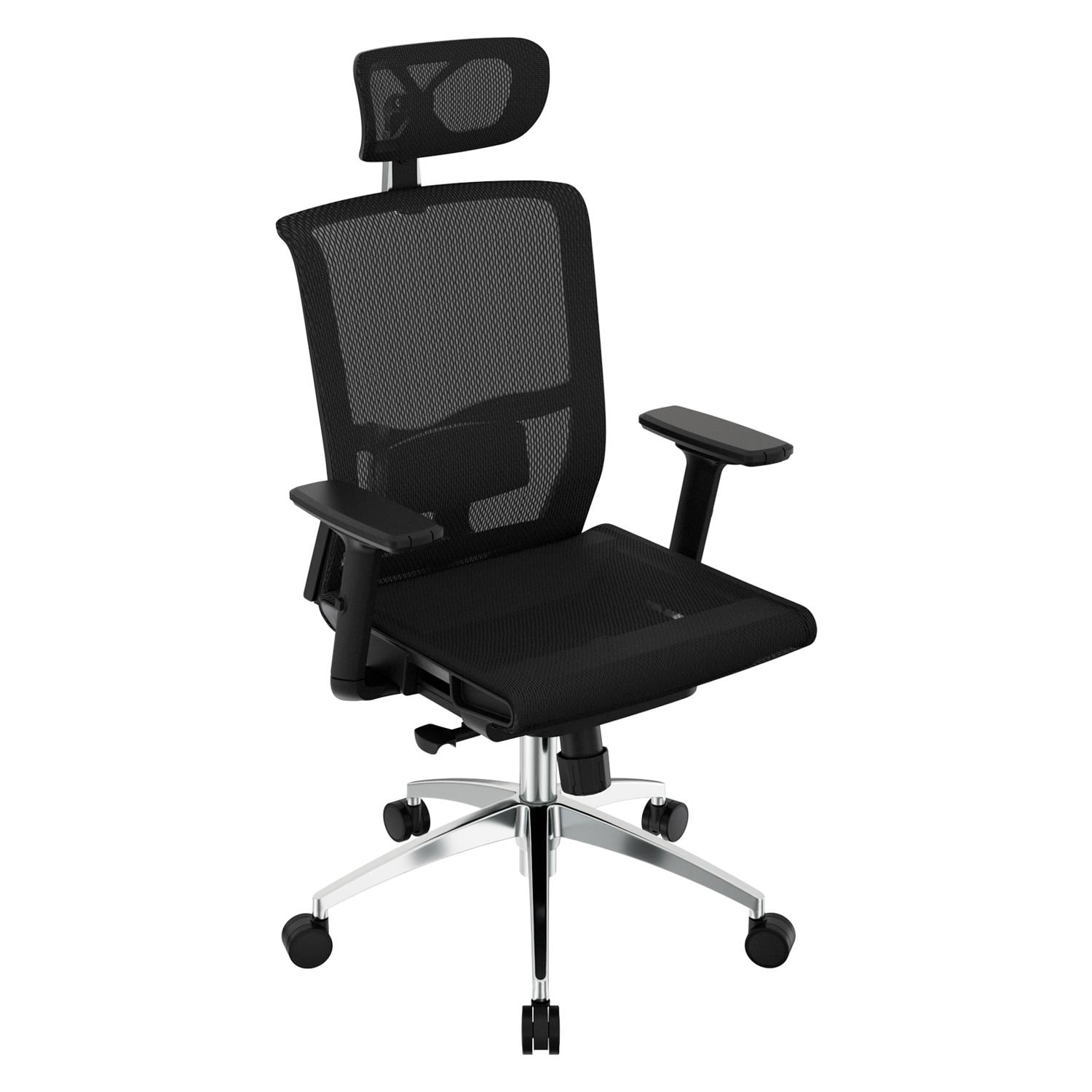 SILLA ERGONÓMICA DELPHI FULL PRESIDENTE NEGRO OFIDEAS - 1