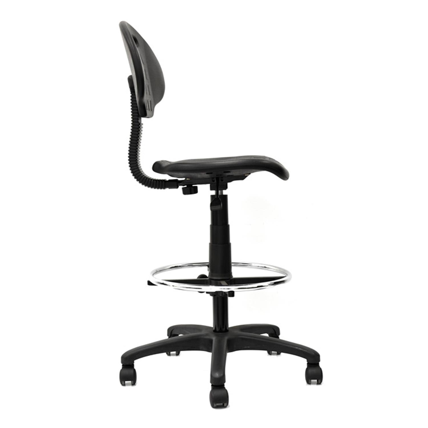 SILLA CAJERO TWIG 1P RUEDAS BN AC NEGRO OFIDEAS - 3