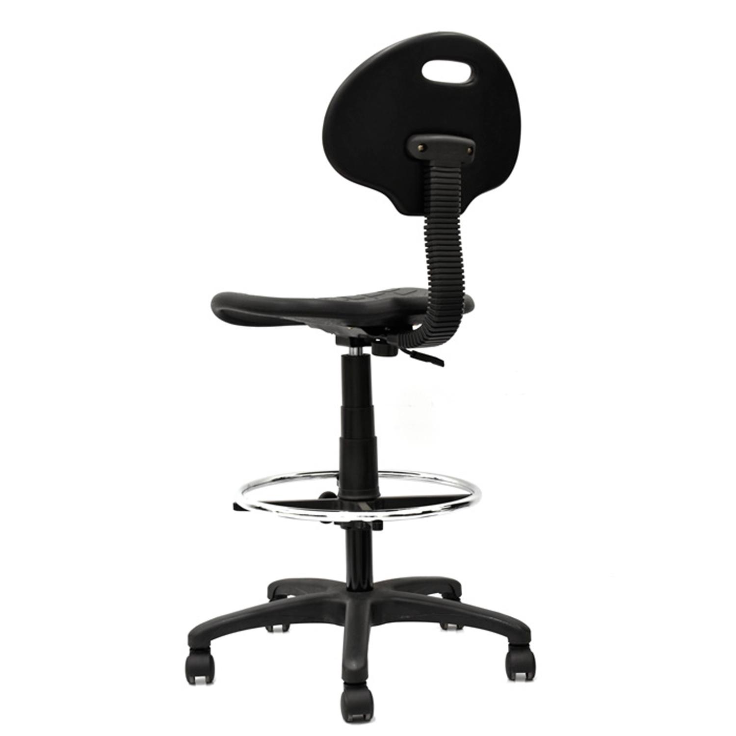 SILLA CAJERO TWIG 1P RUEDAS BN AC NEGRO OFIDEAS - 4