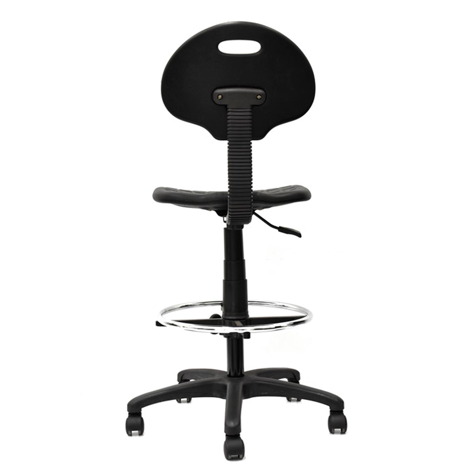 SILLA CAJERO TWIG 1P RUEDAS BN AC NEGRO OFIDEAS - 5