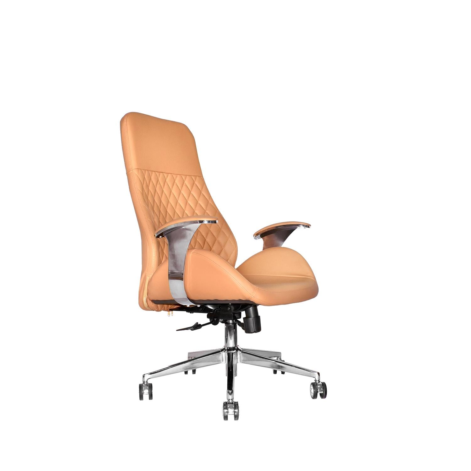 SILLA ERGONÓMICA MARKUS PRESIDENTE CAMEL CUERO OFIDEAS - 1
