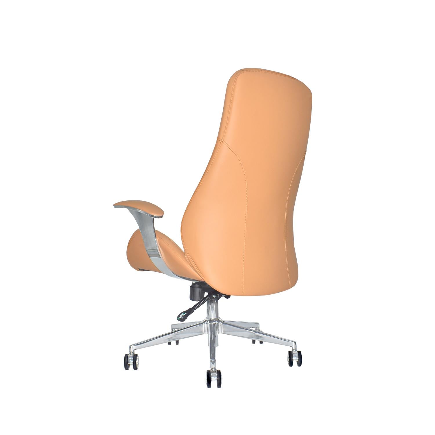SILLA ERGONÓMICA MARKUS PRESIDENTE CAMEL CUERO OFIDEAS - 4