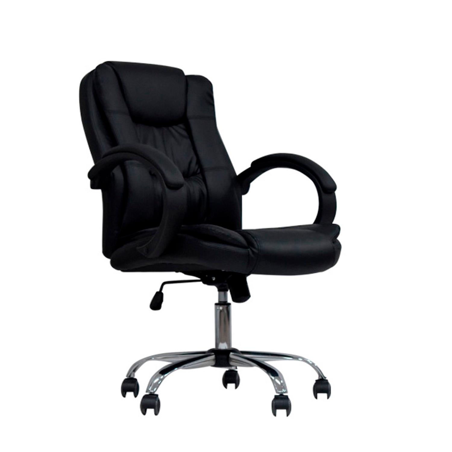 SILLA ERGONÓMICA LEXUS SG GERENTE CUERO NEGRO OFIDEAS - 1