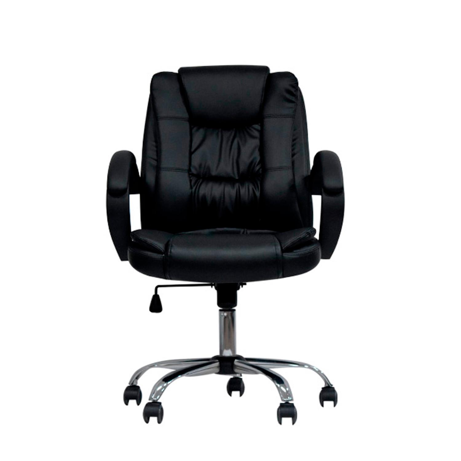 SILLA ERGONÓMICA LEXUS SG GERENTE CUERO NEGRO OFIDEAS - 2