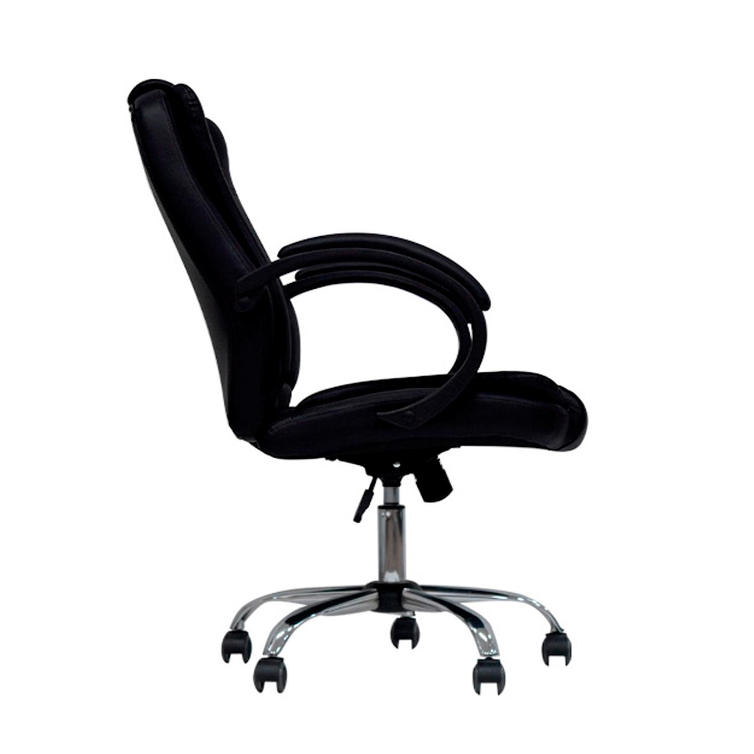 SILLA ERGONÓMICA LEXUS SG GERENTE CUERO NEGRO OFIDEAS - 3