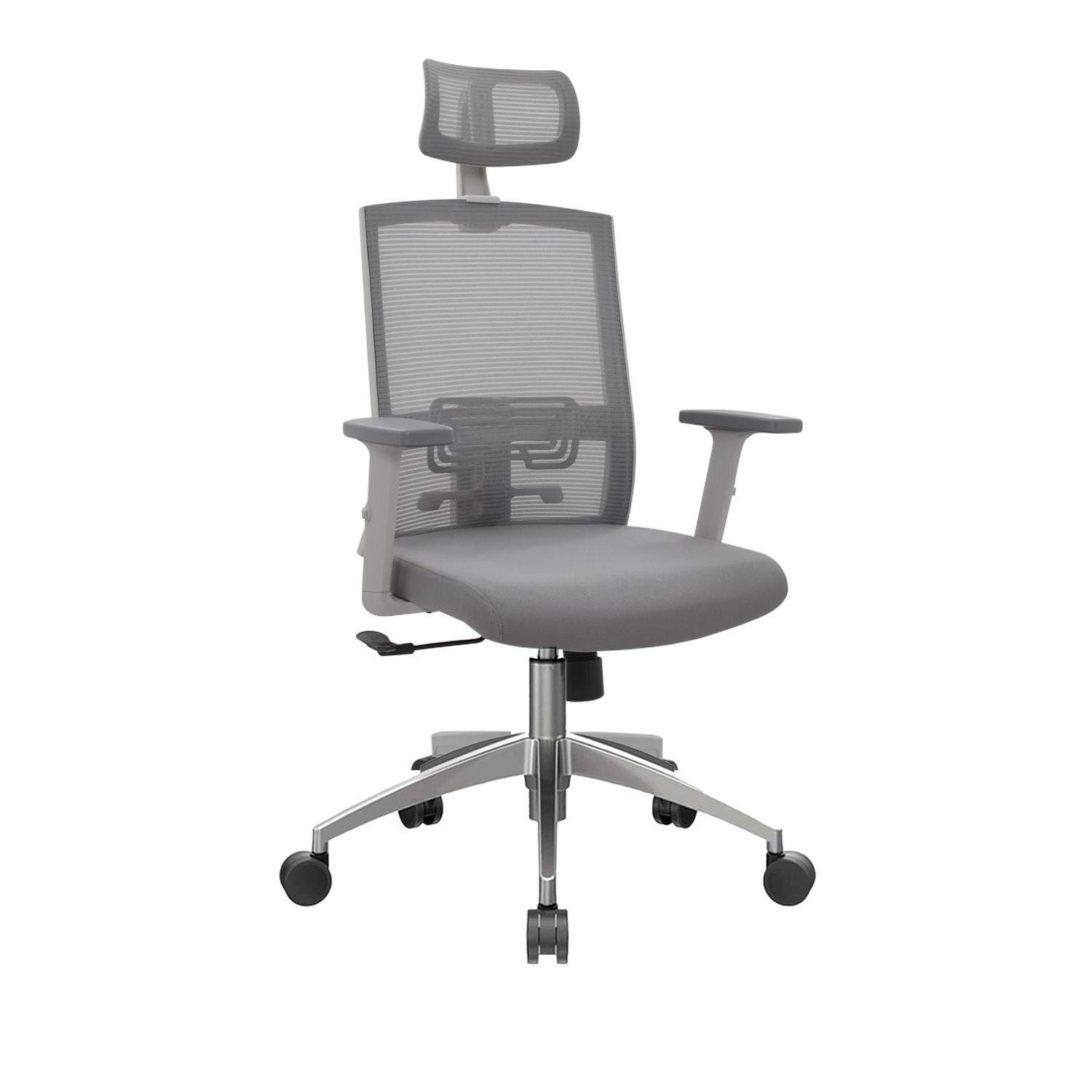SILLA ERGONÓMICA MONK SYNCRO PRESIDENTE ALUMINIO GRIS EG OFIDEAS - 1
