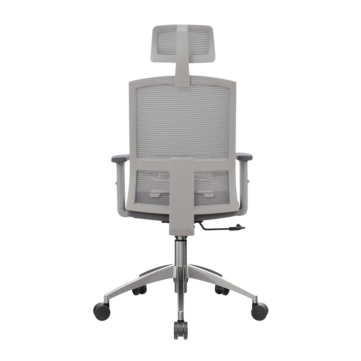 SILLA ERGONÓMICA MONK SYNCRO PRESIDENTE ALUMINIO GRIS EG OFIDEAS - 3
