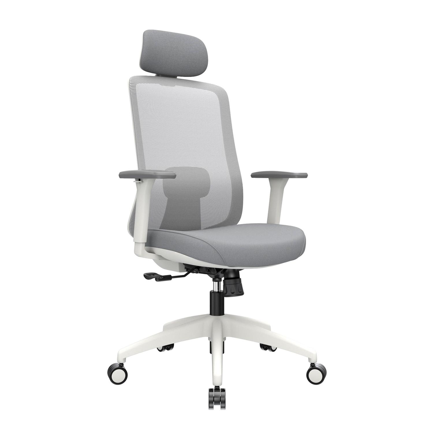 SILLA ERGONÓMICA MILANO PRESIDENTE NYLON GRIS OFIDEAS - 1