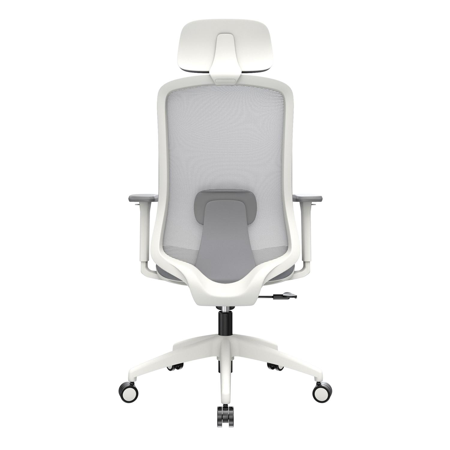 SILLA ERGONÓMICA MILANO PRESIDENTE NYLON GRIS OFIDEAS - 4