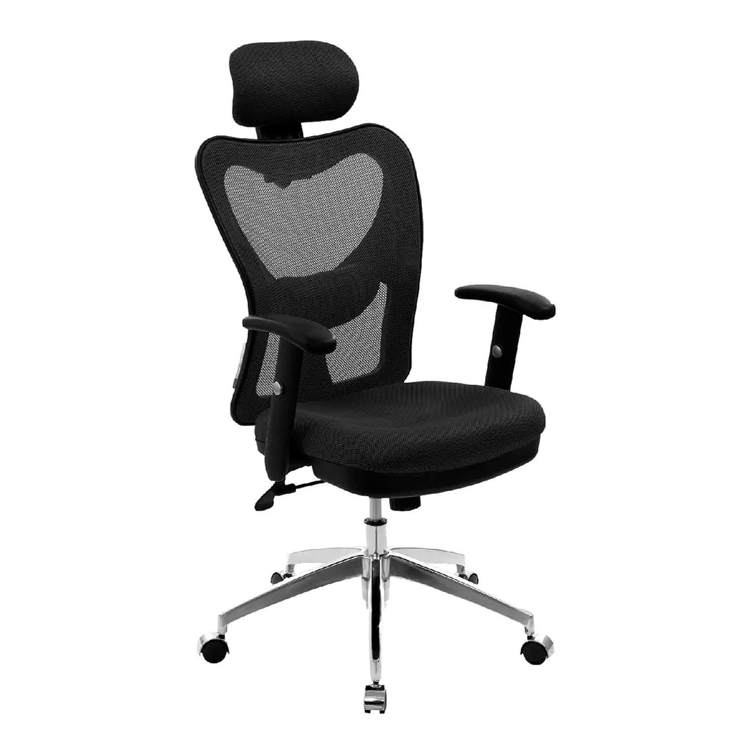SILLA DE OFICINA ERGONÓMICA ROMA PRESIDENTE NEGRO OFIDEAS - 1