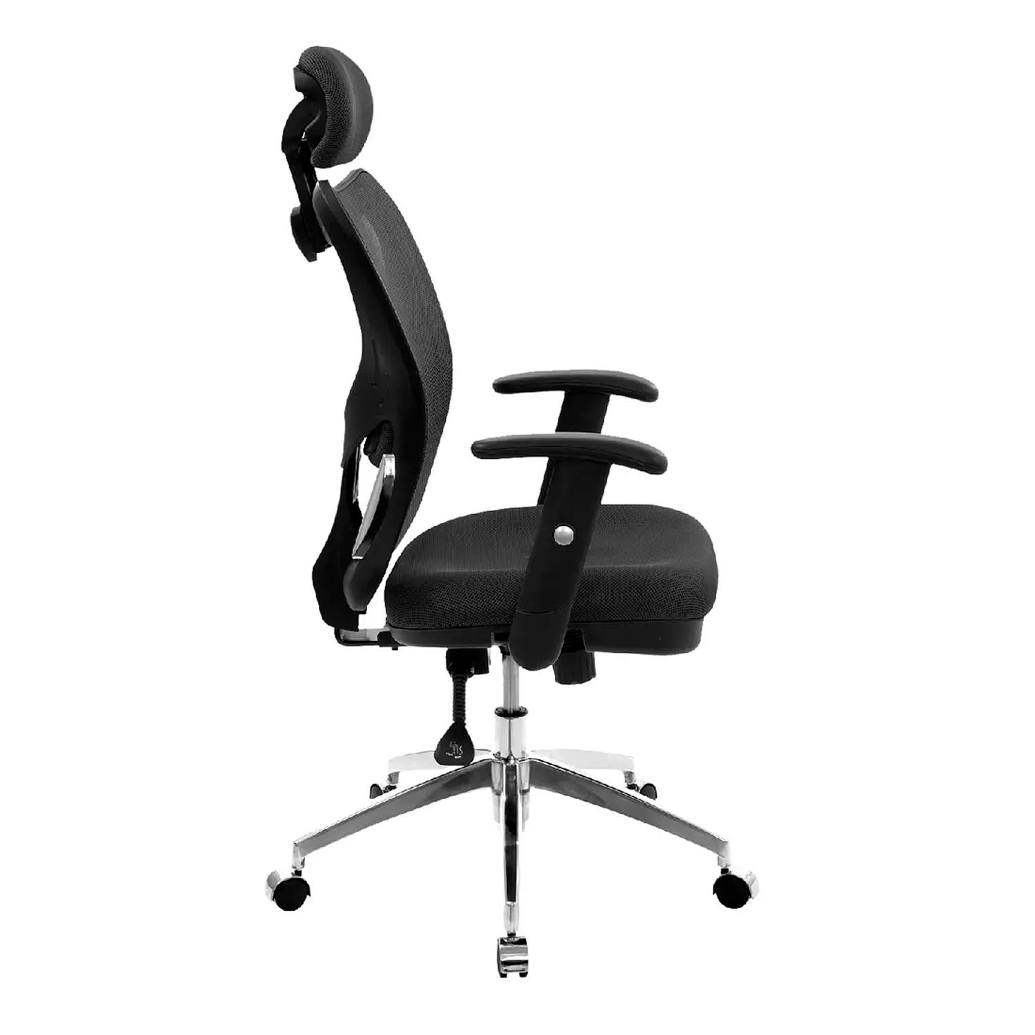 SILLA DE OFICINA ERGONÓMICA ROMA PRESIDENTE NEGRO OFIDEAS - 3