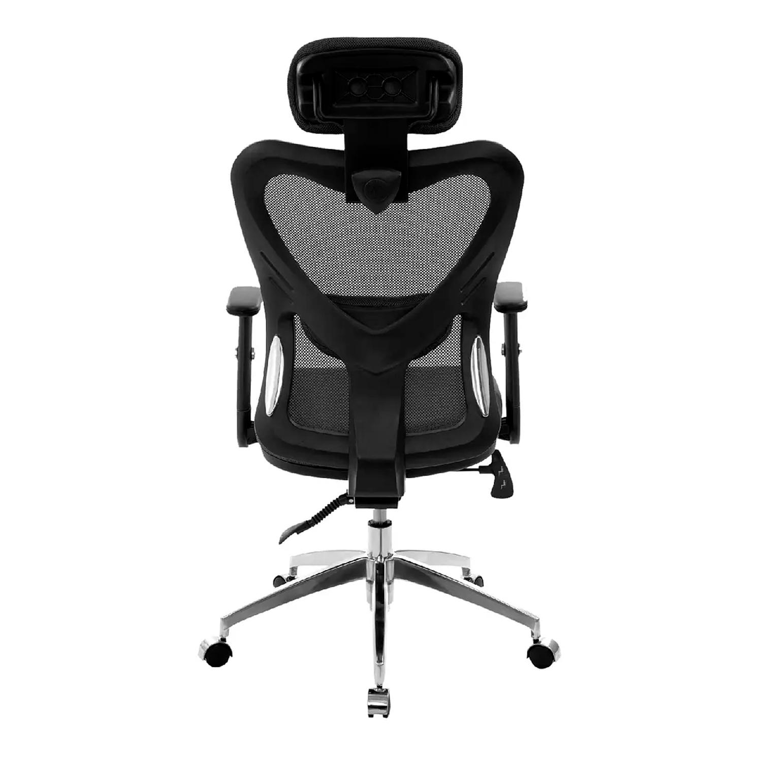 SILLA DE OFICINA ERGONÓMICA ROMA PRESIDENTE NEGRO OFIDEAS - 4
