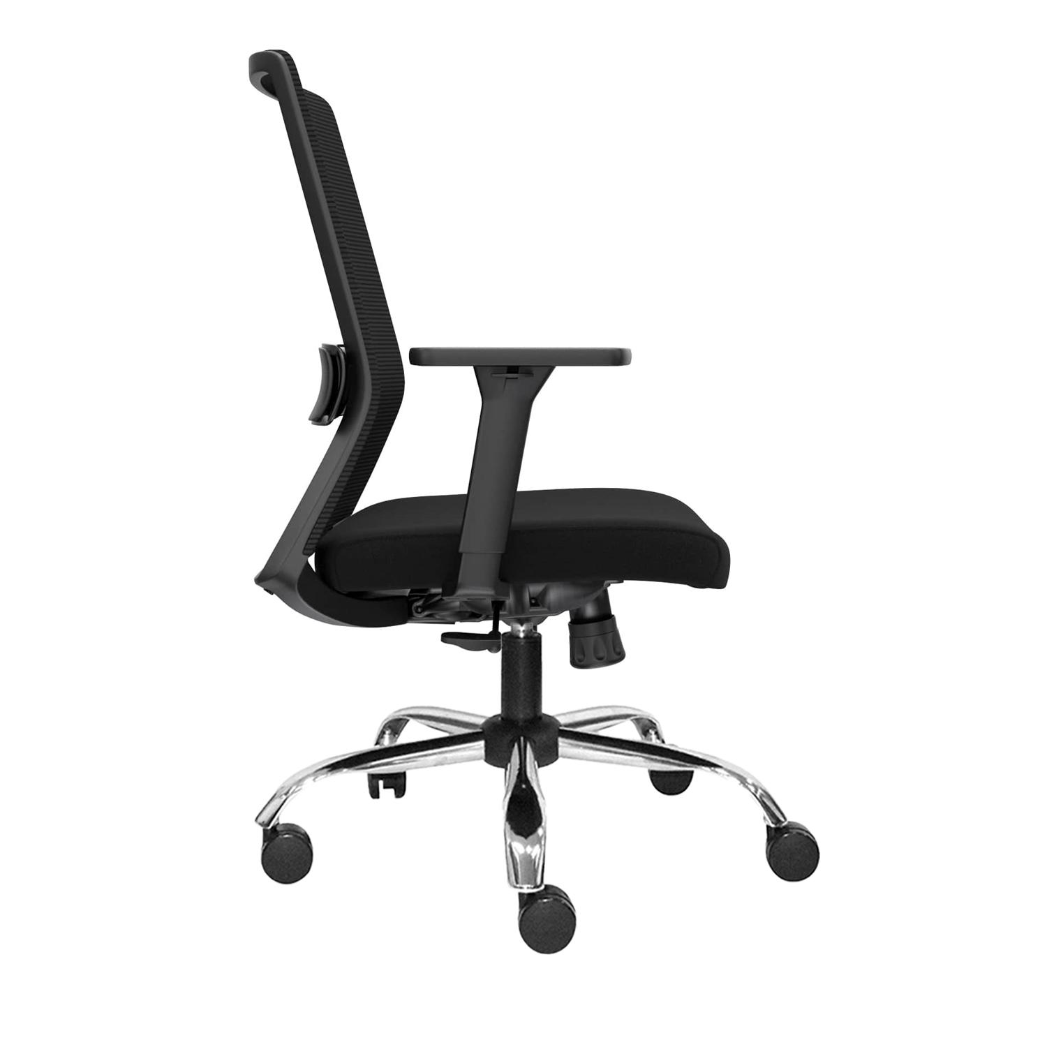 SILLA ERGONÓMICA EMBODY GERENTE CROMADO NEGRO OFIDEAS - 2