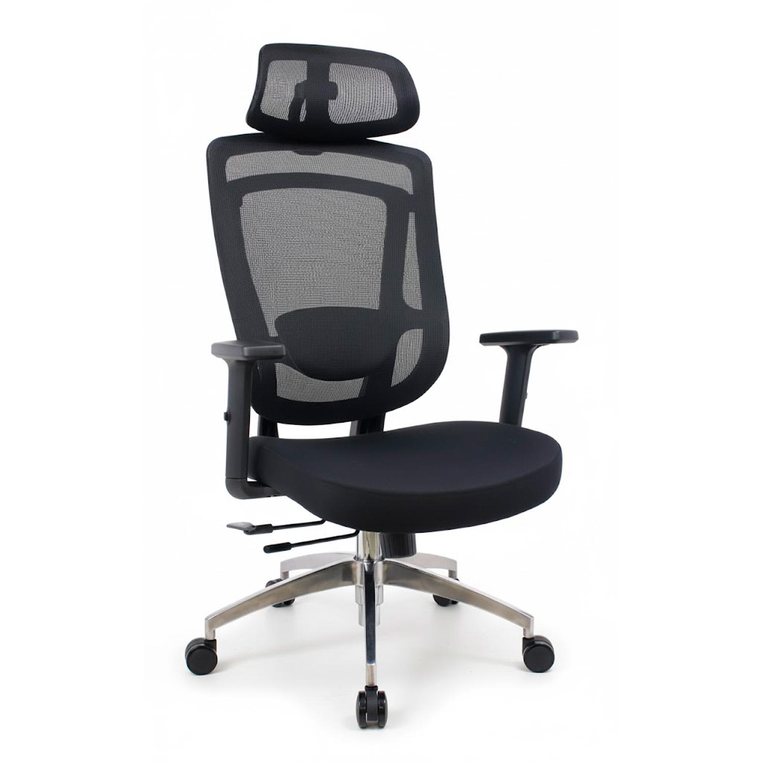 SILLA ERGONÓMICA FLORENCIA PRESIDENTE NEGRO OFIDEAS - 1
