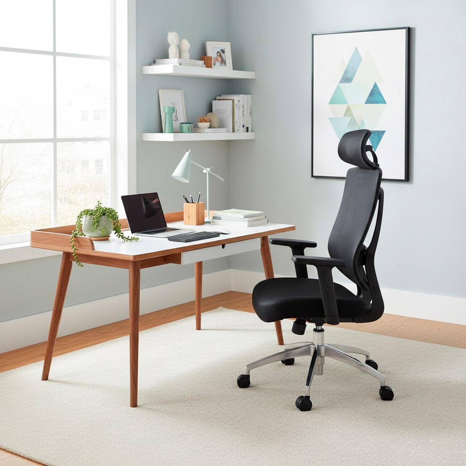 SILLA ERGONÓMICA FLORENCIA PRESIDENTE NEGRO OFIDEAS - 5