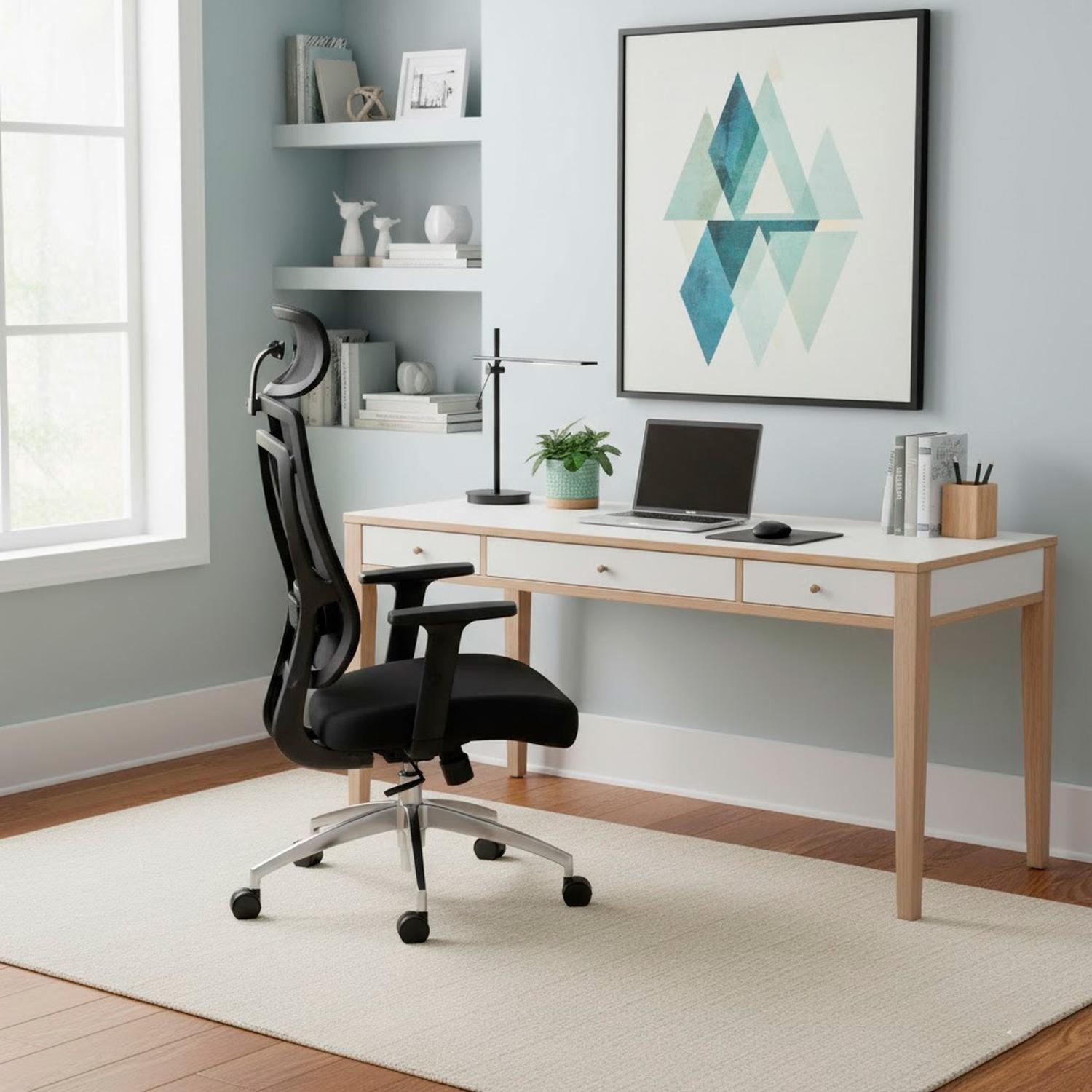SILLA ERGONÓMICA FLORENCIA PRESIDENTE NEGRO OFIDEAS - 6