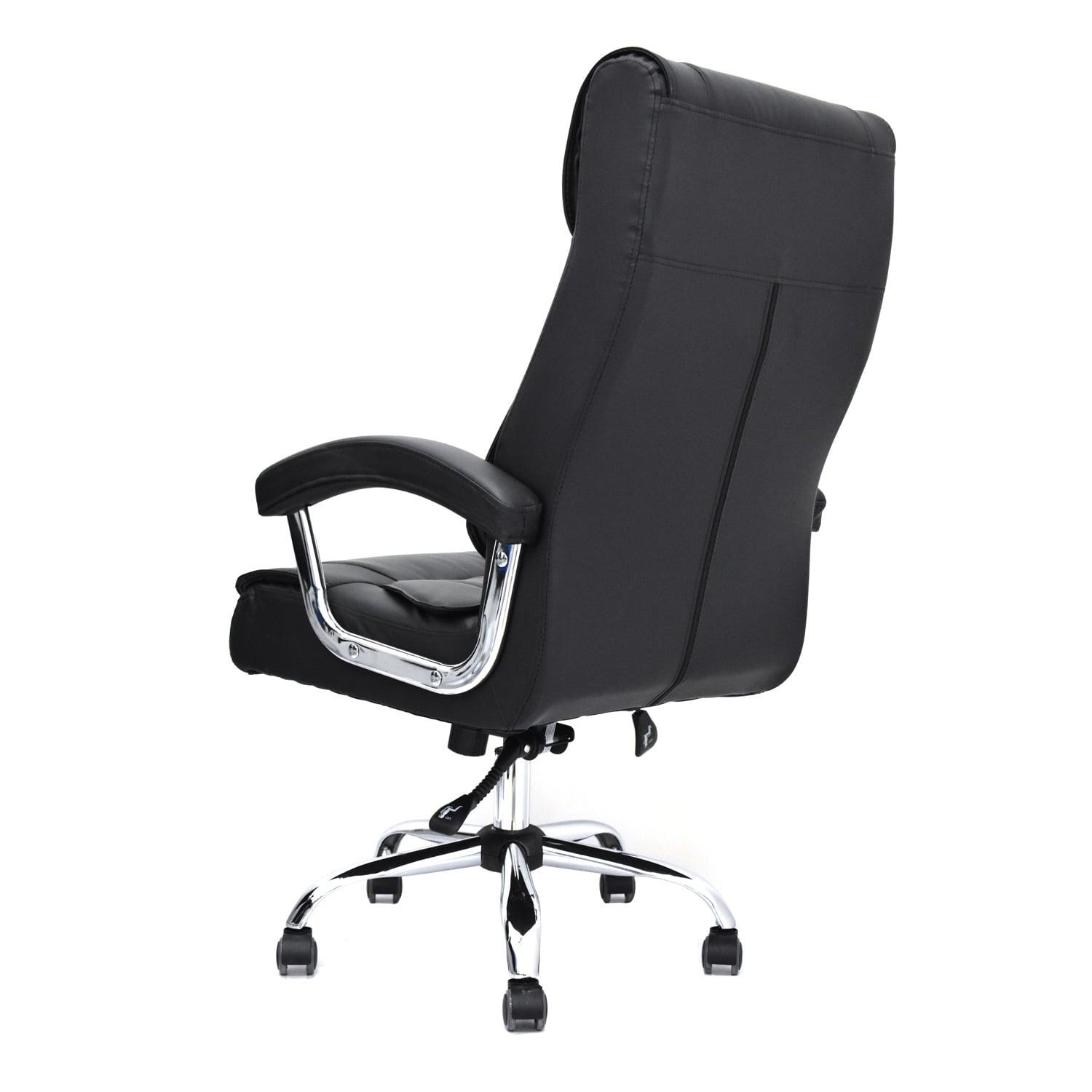 SILLA ERGONÓMICA BOREAL PRESIDENTE CUERO NEGRO OFIDEAS - 4