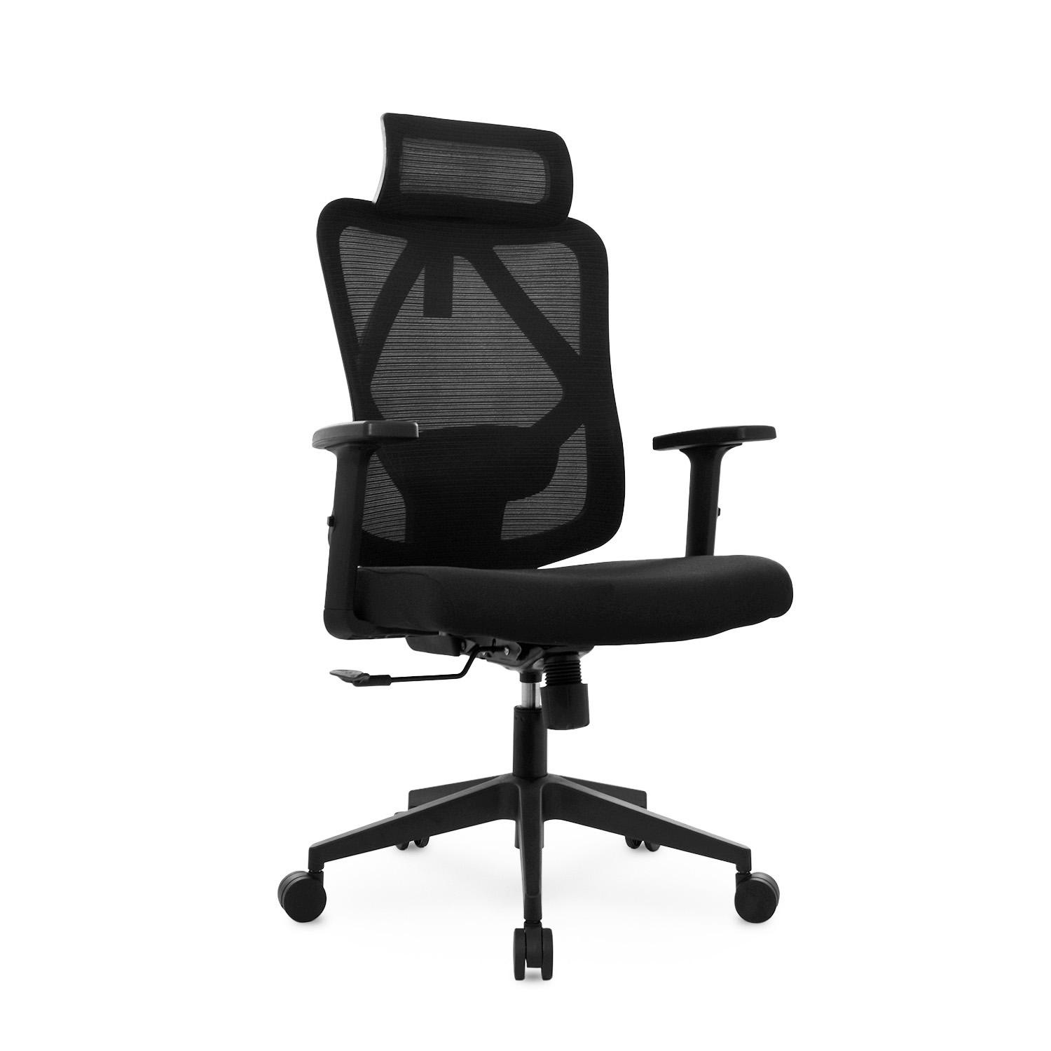 SILLA RECLINABLE PALMA TELA NEGRO OFIDEAS - 1