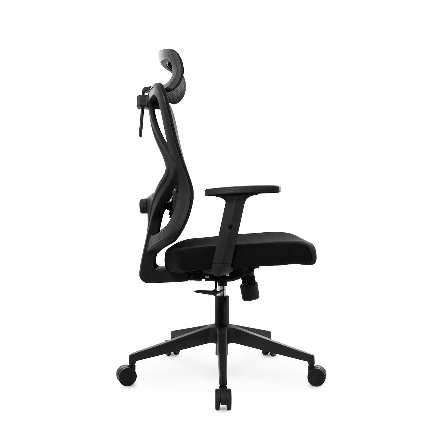 SILLA RECLINABLE PALMA TELA NEGRO OFIDEAS - 3